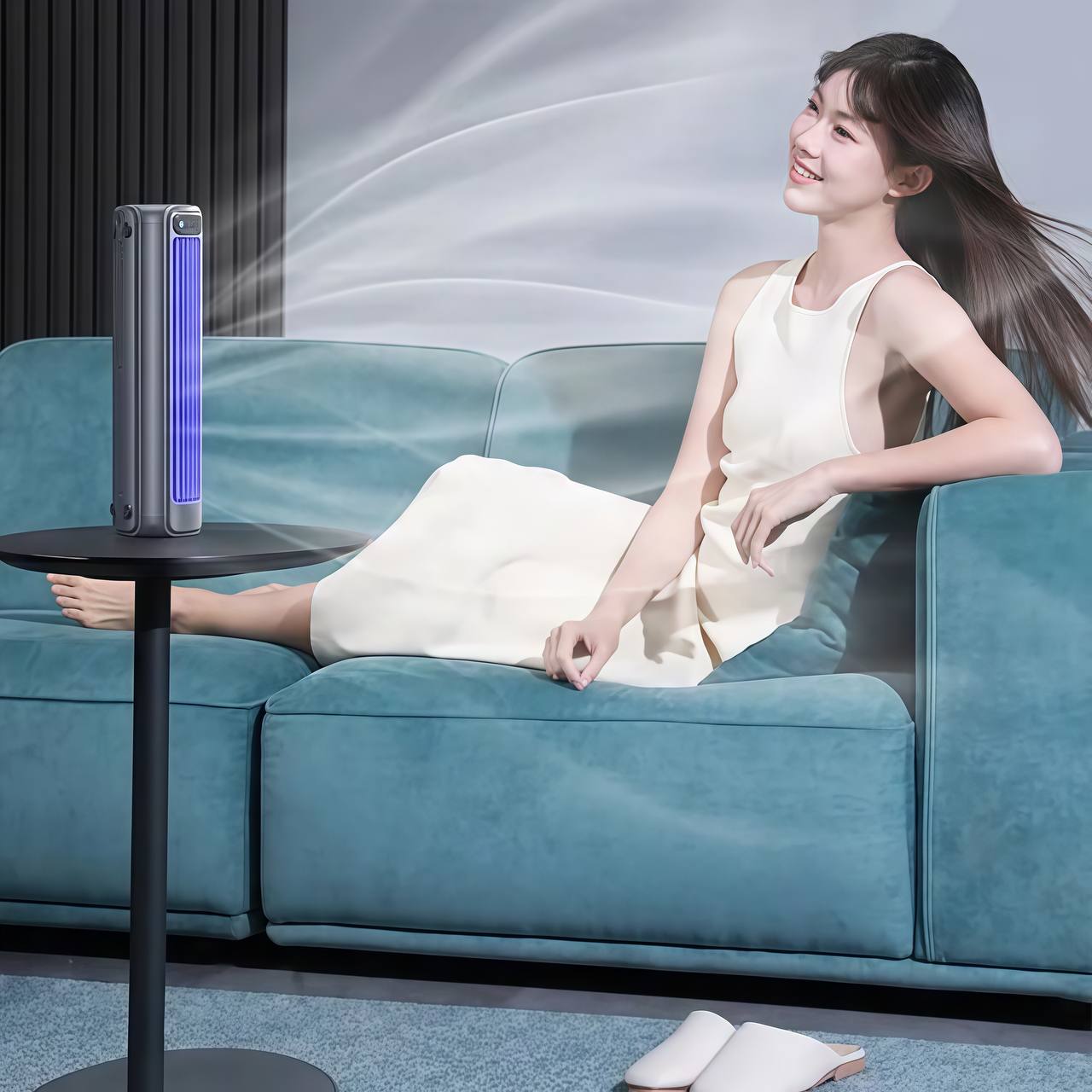 Portable Wireless Charging Air Conditioner