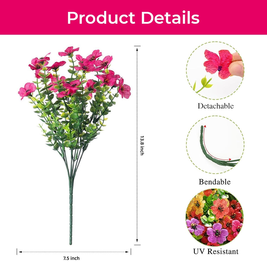 Realistic UV-Resistant Outdoor Flowers – Zero Maintenance