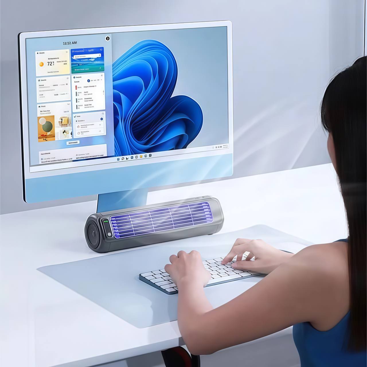Portable Wireless Charging Air Conditioner