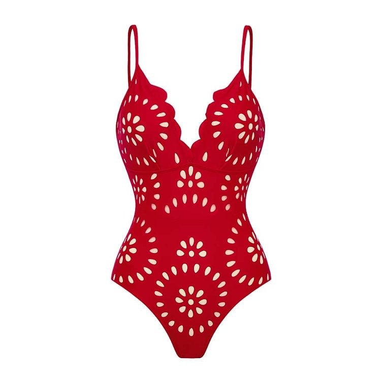 Women's Sexy One Piece Swimsuit with Matching Swim Long Skirt