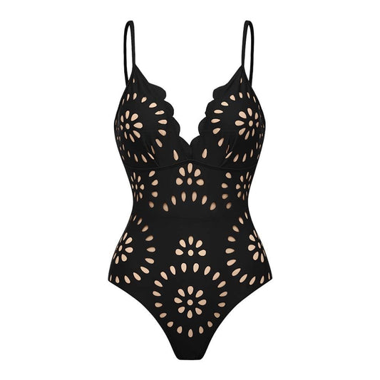 Women's Sexy One Piece Swimsuit with Matching Swim Long Skirt
